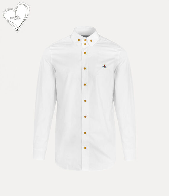 Vivienne Westwood Two Button Krall Shirt in white